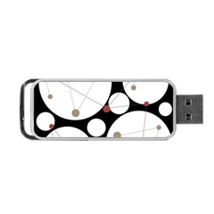 Decorative Circles Portable Usb Flash (two Sides) by Valentinaart