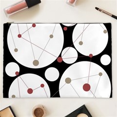 Decorative Circles Cosmetic Bag (xxl)  by Valentinaart