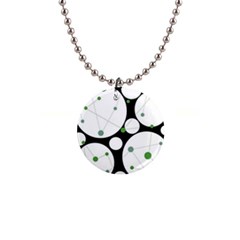 Decorative Circles - Green Button Necklaces by Valentinaart