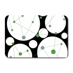 Decorative Circles - Green Plate Mats by Valentinaart