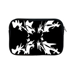 Black And White Pattern Apple Ipad Mini Zipper Cases by Valentinaart