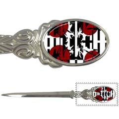 Red, Black And White Elegant Design Letter Openers by Valentinaart