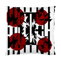 Red, Black And White Elegant Design Standard Cushion Case (one Side) by Valentinaart