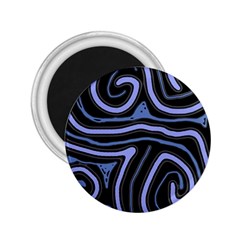 Blue abstract design 2.25  Magnets