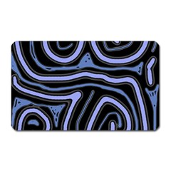 Blue abstract design Magnet (Rectangular)