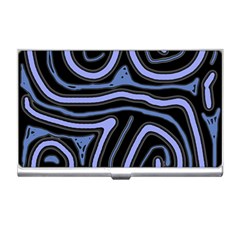 Blue abstract design Business Card Holders