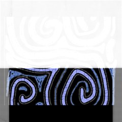 Blue abstract design Rectangular Jigsaw Puzzl