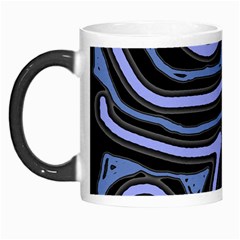 Blue abstract design Morph Mugs