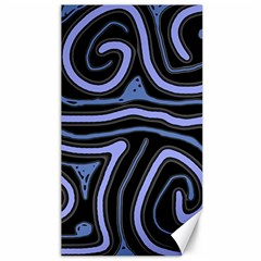 Blue abstract design Canvas 40  x 72  