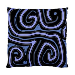 Blue Abstract Design Standard Cushion Case (one Side) by Valentinaart