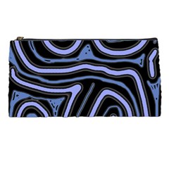 Blue abstract design Pencil Cases