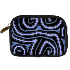 Blue abstract design Digital Camera Cases