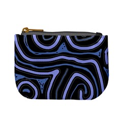 Blue abstract design Mini Coin Purses