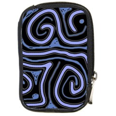 Blue abstract design Compact Camera Cases