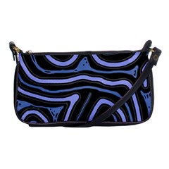 Blue abstract design Shoulder Clutch Bags