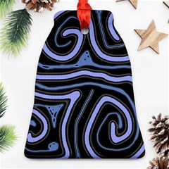 Blue abstract design Ornament (Bell) 