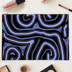 Blue abstract design Cosmetic Bag (XXL) 