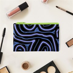 Blue abstract design Cosmetic Bag (XS)