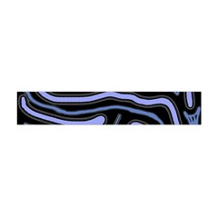 Blue abstract design Flano Scarf (Mini)