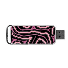 Decorative Lines Portable Usb Flash (two Sides) by Valentinaart