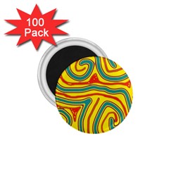 Colorful decorative lines 1.75  Magnets (100 pack) 