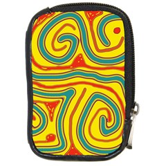 Colorful decorative lines Compact Camera Cases