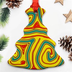 Colorful decorative lines Ornament (Christmas Tree)