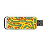 Colorful decorative lines Portable USB Flash (Two Sides) Front