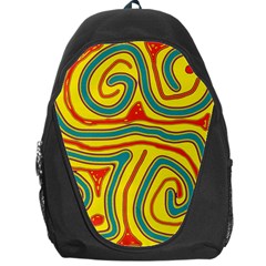 Colorful decorative lines Backpack Bag