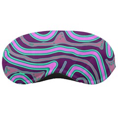 Purple Lines Sleeping Masks by Valentinaart