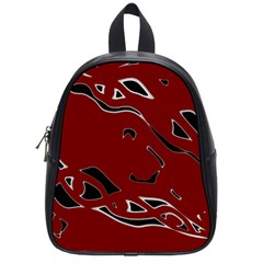 Decorative Abstract Art School Bags (small)  by Valentinaart