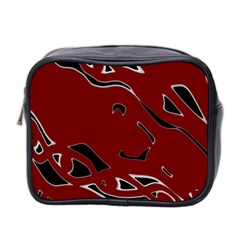 Decorative Abstract Art Mini Toiletries Bag 2-side