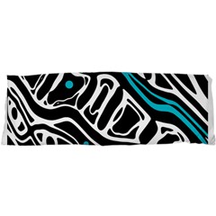 Blue, Black And White Abstract Art Samsung S3350 Hardshell Case