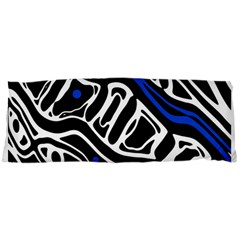 Deep Blue, Black And White Abstract Art Samsung Galaxy Tab 7  P1000 Hardshell Case 