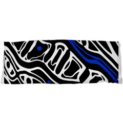 Deep Blue, Black And White Abstract Art Samsung Galaxy Sl I9003 Hardshell Case