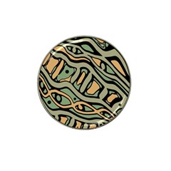 Green Abstract Art Hat Clip Ball Marker (10 Pack) by Valentinaart