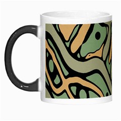 Green Abstract Art Morph Mugs by Valentinaart