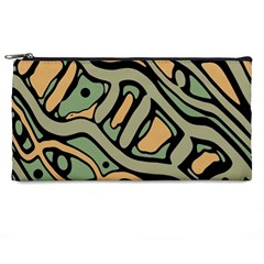 Green Abstract Art Pencil Cases