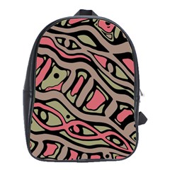 Decorative Abstract Art School Bags(large)  by Valentinaart