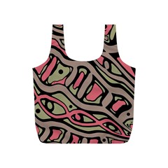 Decorative Abstract Art Full Print Recycle Bags (s)  by Valentinaart