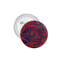 Red and green abstract art 1.75  Buttons