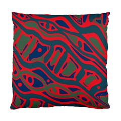 Red and green abstract art Standard Cushion Case (One Side)