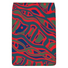 Red and green abstract art Flap Covers (L) 