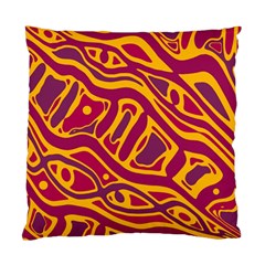 Orange abstract art Standard Cushion Case (Two Sides)