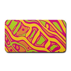 Orange Hot Abstract Art Medium Bar Mats by Valentinaart