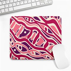 Pink And Purple Abstract Art Large Mousepads by Valentinaart