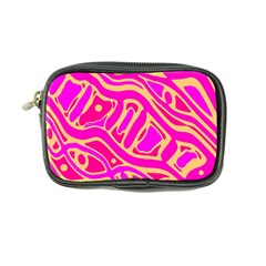 Pink Abstract Art Coin Purse by Valentinaart