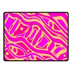 Pink abstract art Fleece Blanket (Small) 50 x40  Blanket Front