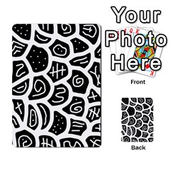 Black And White Playful Design Multi-purpose Cards (rectangle) 