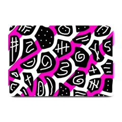 Magenta Playful Design Plate Mats by Valentinaart